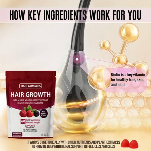 Gomitas individuales sobre fondo claro