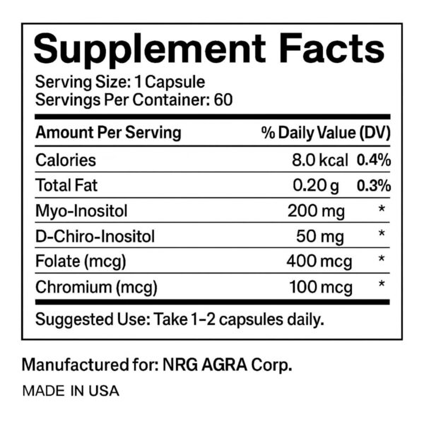 Etiqueta frontal VXICDE FemBalance