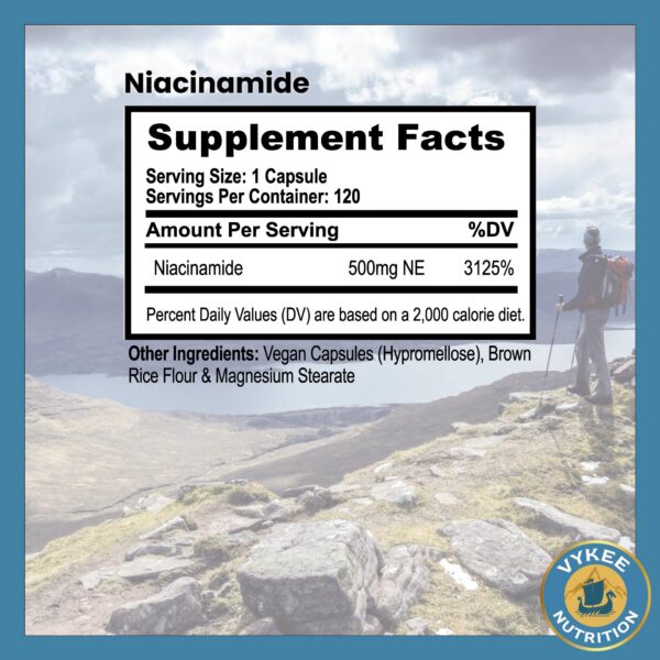 QR code en etiqueta Vykee Niacinamida