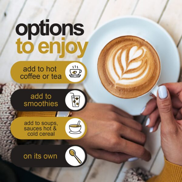 Uso recomendado en café o batidos