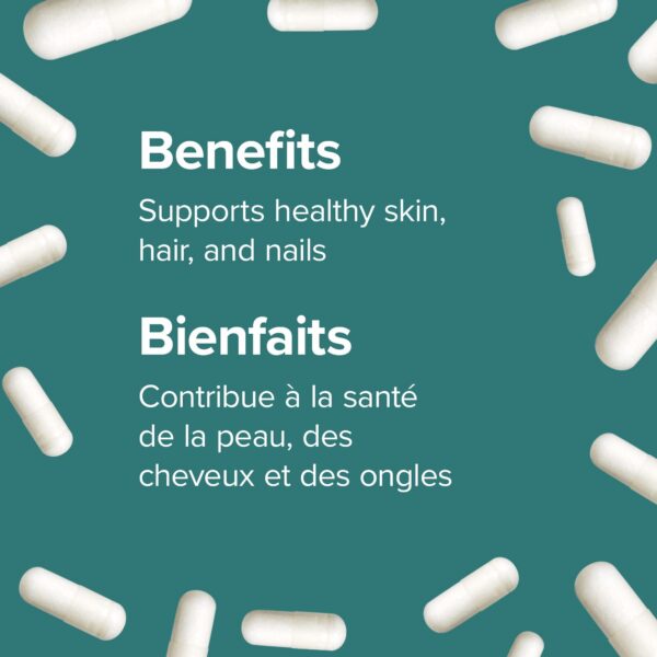 Webber Naturals suplemento biotina cabello piel uñas