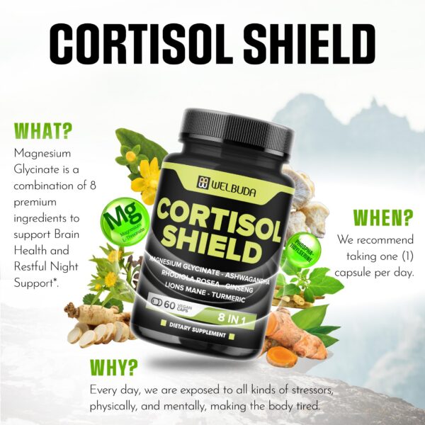 Frasco con tapa y etiqueta frontal