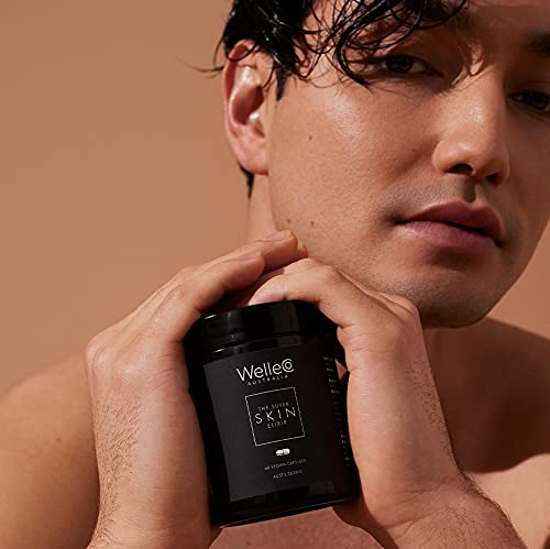 Cápsulas veganas WelleCo Skin Elixir para elasticidad y colágeno
