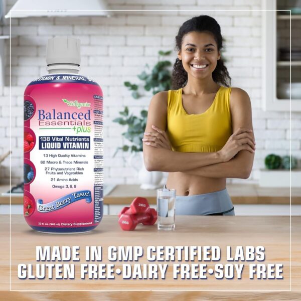 Version 1.0.0 Wellgenix Balanced Essentials suplemento con vitaminas y minerales sabor berry