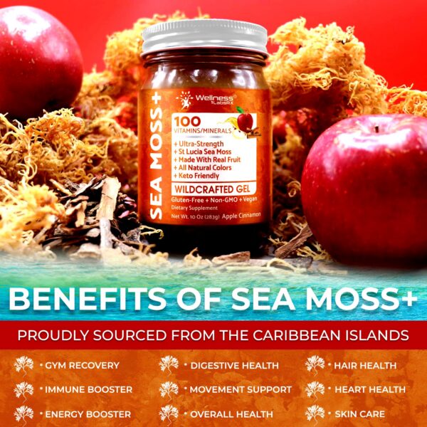 Sabor manzana canela Sea Moss Gel
