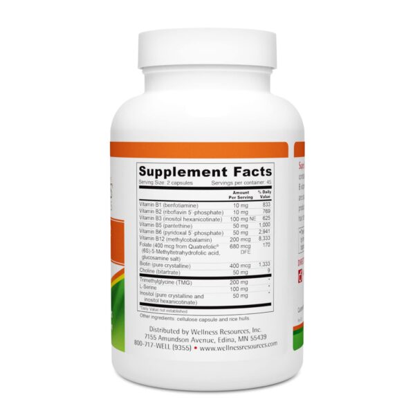 Version 1.0.0 Paquete Wellness Resources complejo vitaminas B 90 cápsulas