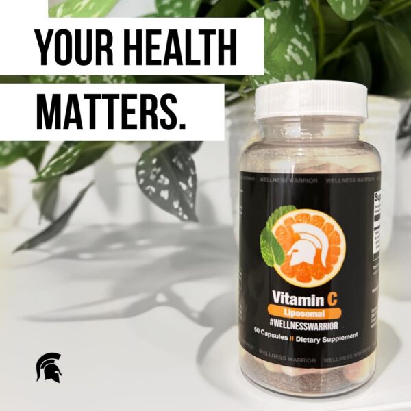 Version 1.0.0 Vitamin C liposomal bottle with orange accent