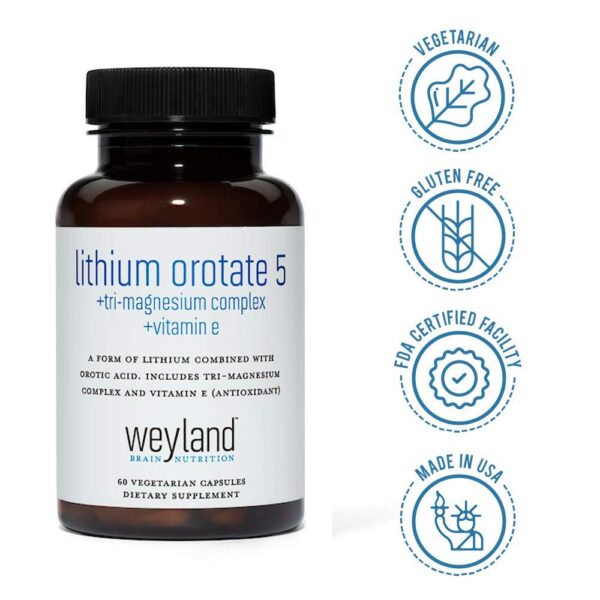 Frasco y cápsulas Weyland Brain Nutrition