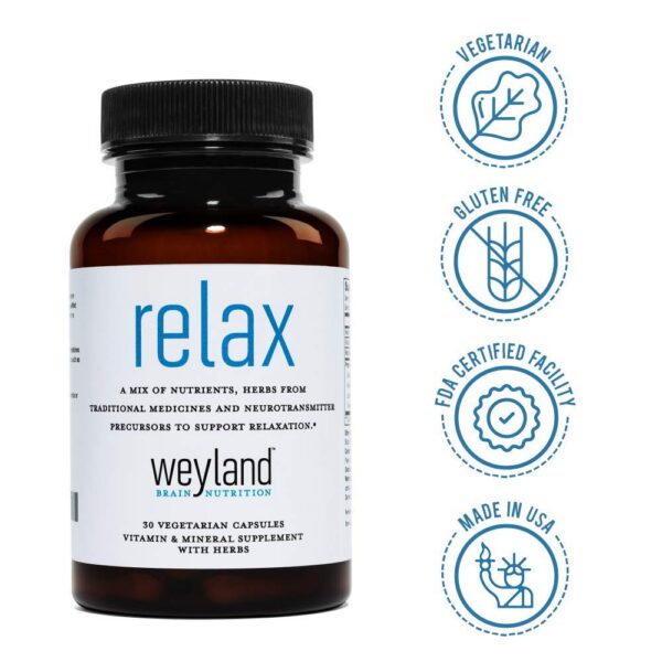 Frasco Weyland Relax sobre mesa