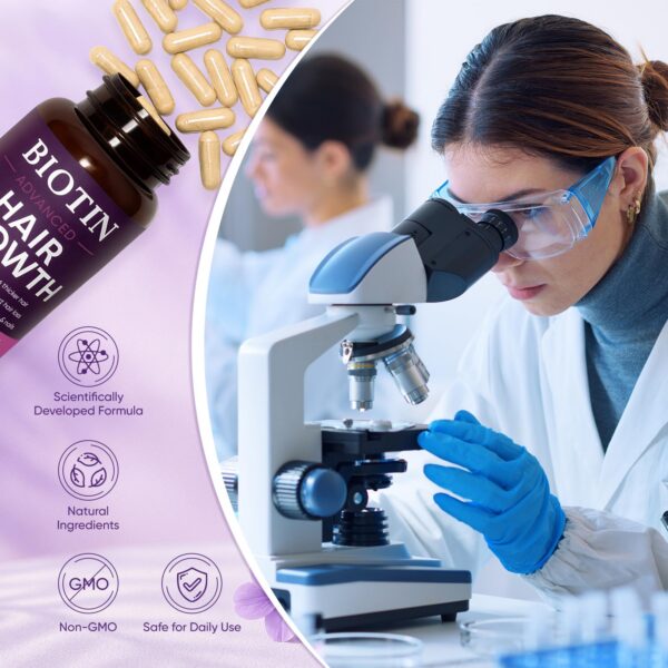 Etiqueta WGYPEU vitaminas crecimiento cabello