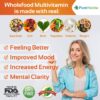 Version 1.0.0 Whole Food multivitaminas naturales para dieta balanceada
