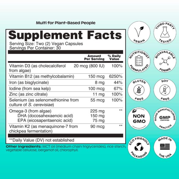 Frasco de wholier con etiqueta ecológica
