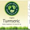 Wholistic Botanicals suplemento cápsulas cúrcuma