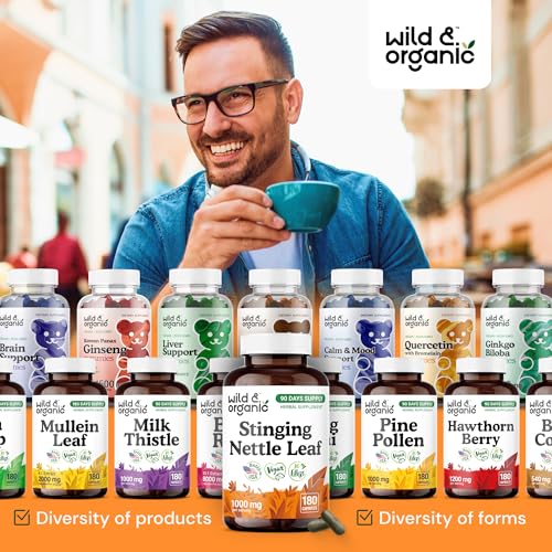 Wild & Organic ortiga silvestre suministro para 90 días