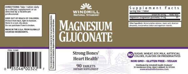 Windmill magnesium gluconate empaque