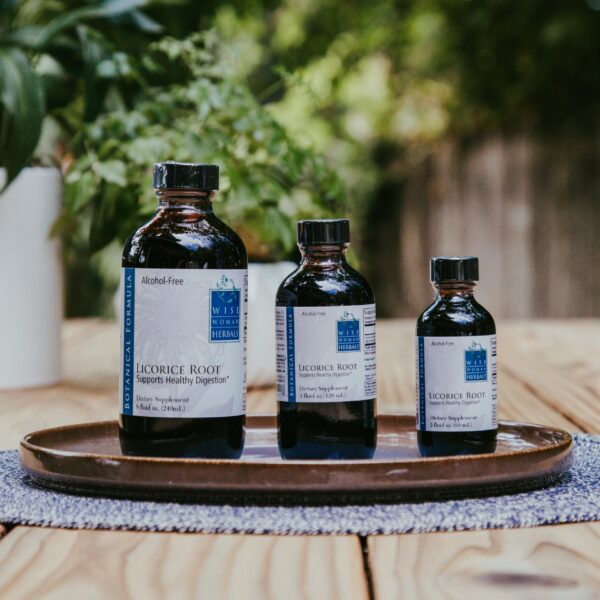 envase posterior Wise Woman Regaliz extracto raíz concentrado