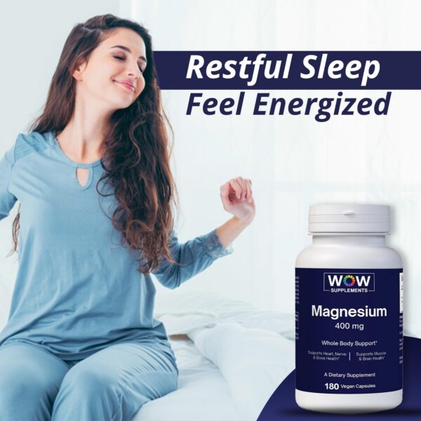 Empaque exterior WOW Magnesium 400 mg