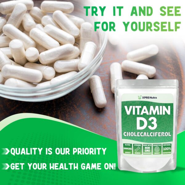 Version 1.0.0 Polvo de vitamina D3 en botella