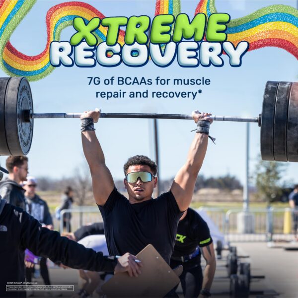 Etiqueta frontal con colores vibrantes