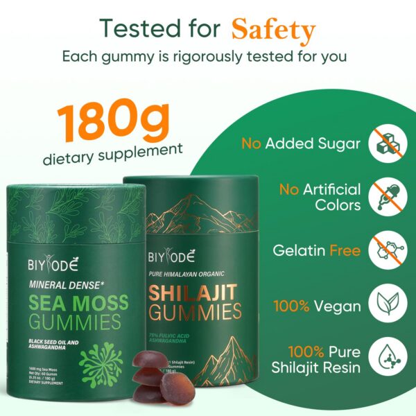 Version 1.0.0 Gomitas con ashwagandha KSM-66 en primer plano