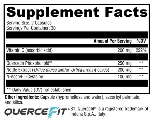 Version 1.0.0 Cápsulas de quercetina XYMOGEN