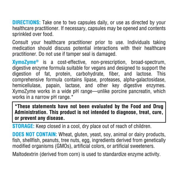 Interior de tapa XymoZyme
