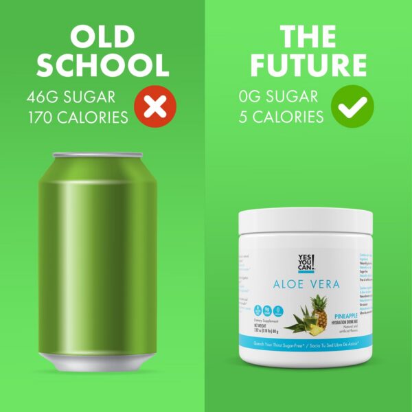 Yes You Can Aloe Vera mezcla polvo orgánico