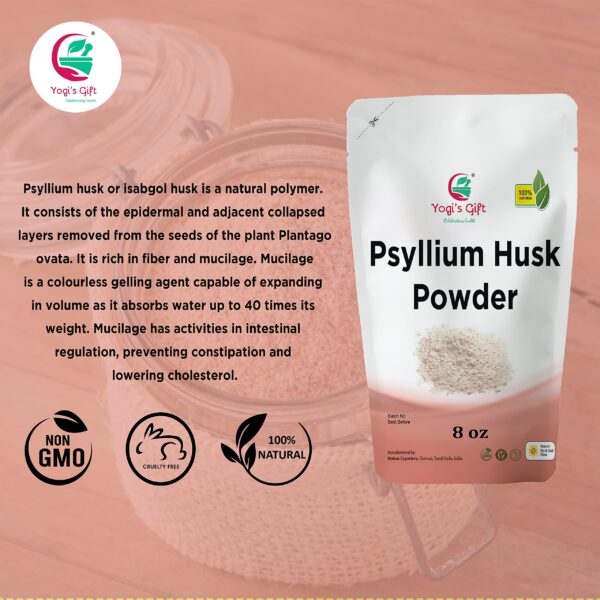 YOGI’S GIFT multi pack polvo fibra psyllium y especias canela triturada