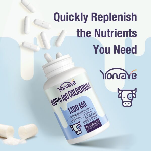 Envase lateral de Yonrave Calostro Bovino