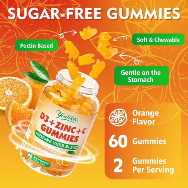 Frasco de gomitas Youlikee 120 uds