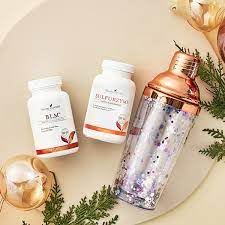 Cápsulas Young Living BLM primer plano