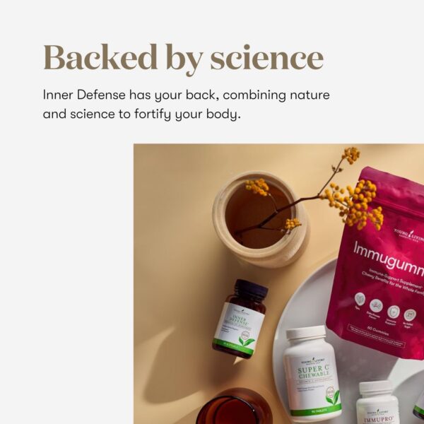 Young Living Inner Defense código de barras caja