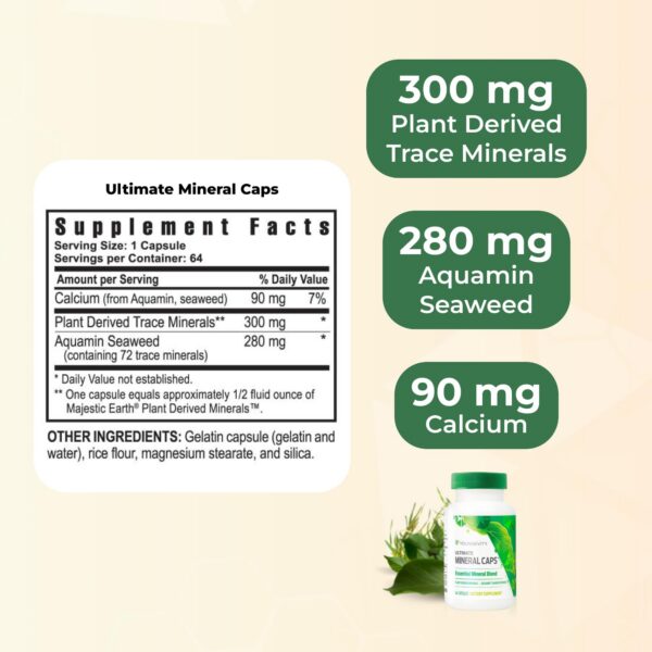 Contenido de minerales en envase