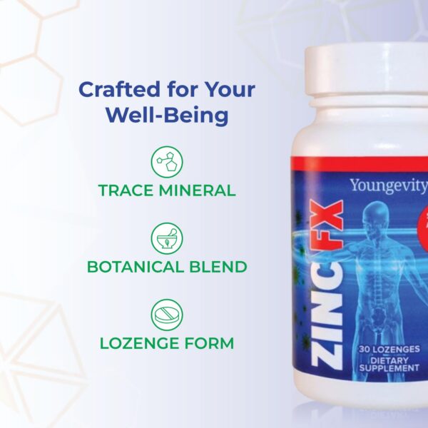 Logotipo de Youngevity en etiqueta