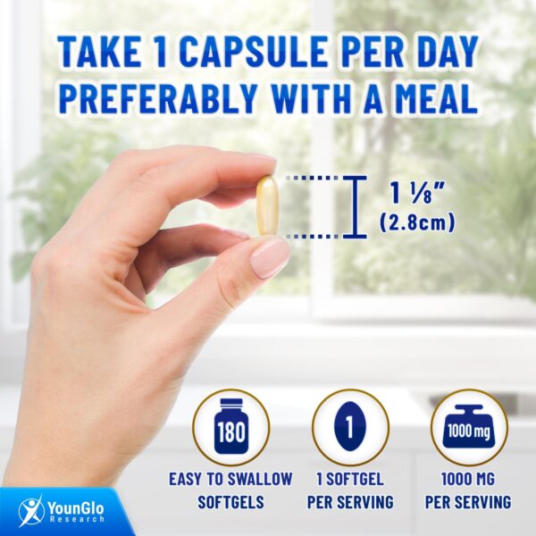 Cápsulas transparentes dentro del envase