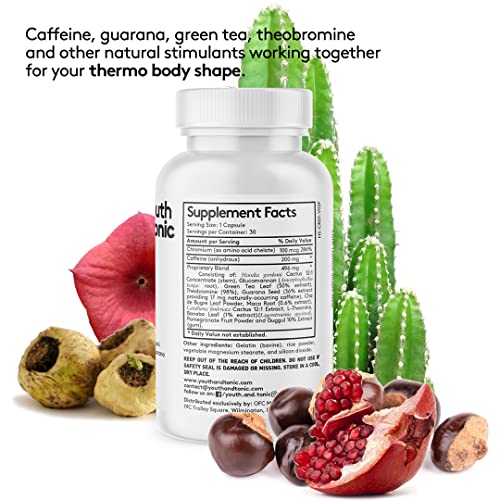 Suplemento Youth & Tonic cápsulas para metabolismo y control de peso