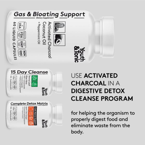 Youth & Tonic cápsulas detox para sistema digestivo saludable