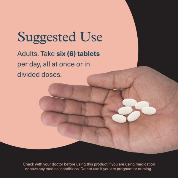 Vitamina C y Biotina en etiqueta