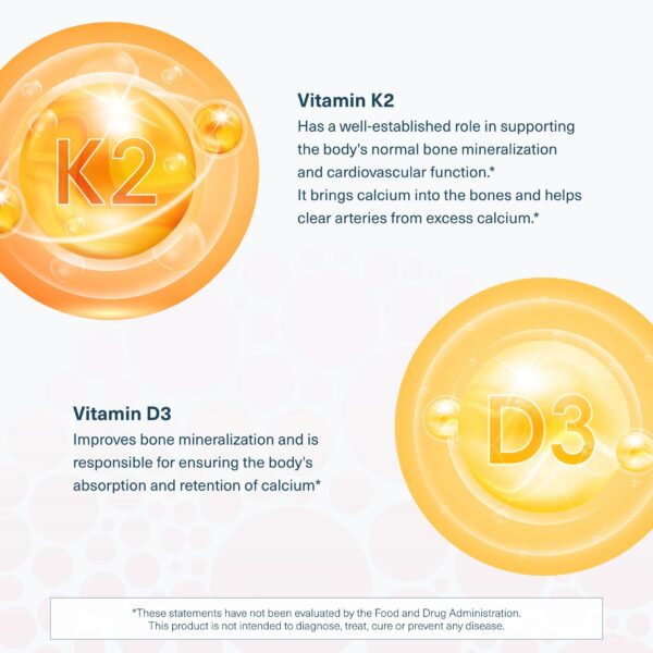 Gomas con vitaminas K2 D3 Youtheory sabor durazno