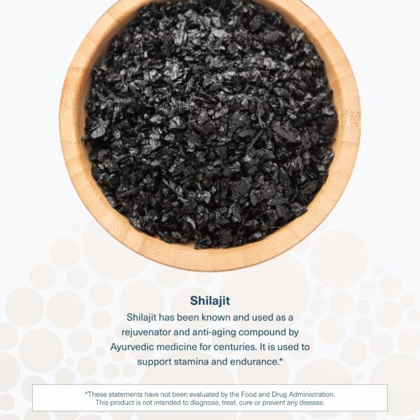 Youtheory Shilajit suplemento natural para energía y sistema inmune