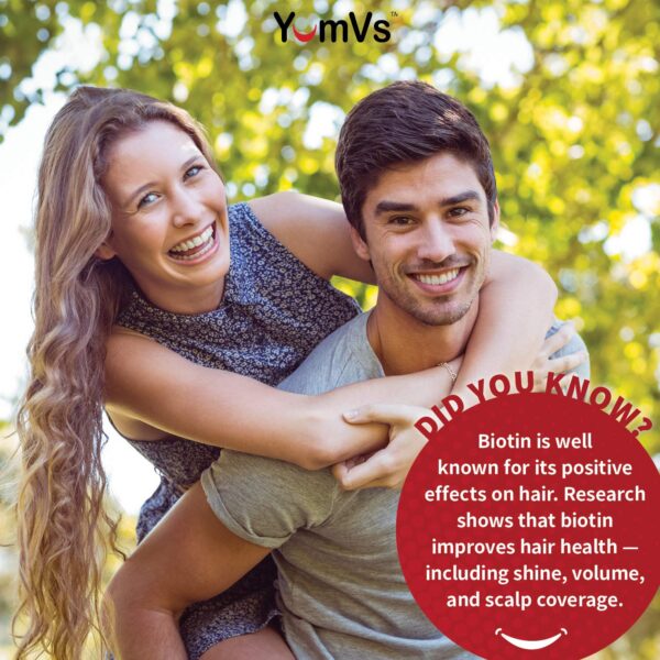 Version 1.0.0 Gummies biotina YumVs vitamina para piel y uñas saludables