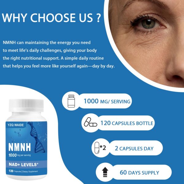 Cápsulas NMNH con etiqueta