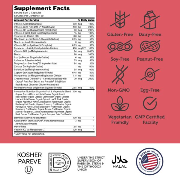 Version 1.0.0 Frascos y caja Zahler Multivitamin Beauty