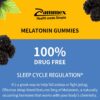 Zammex gomitas naturales sin gluten ni OGM para sueño adulto