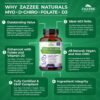 Version 1.0.0 Zazzee Myo-Inositol suplemento fertilidad vegano 120 cápsulas