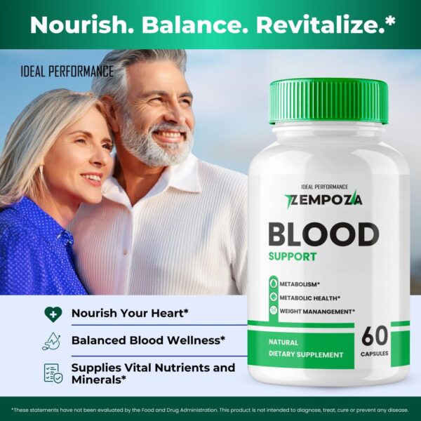 Version 1.0.0 Zempoza suplemento sangre máxima fuerza vitamina C y zinc
