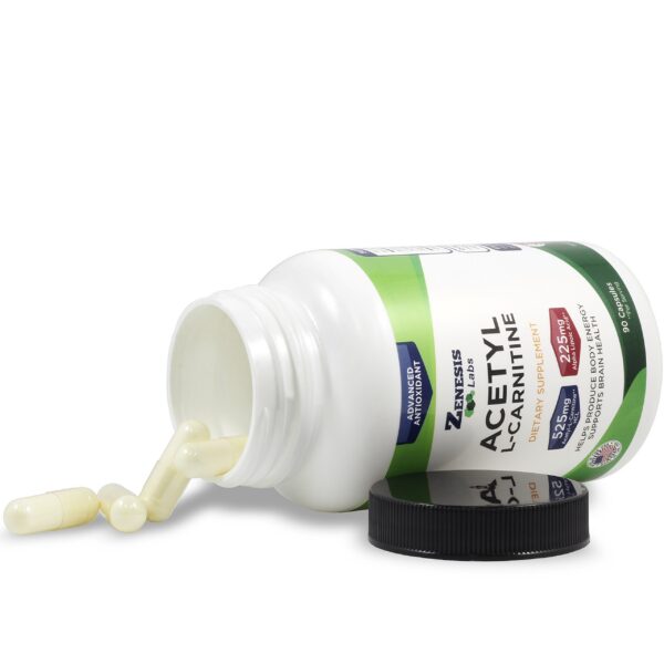 Frasco visto de perfil