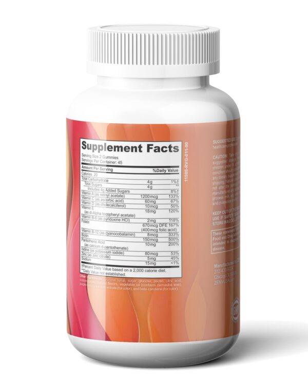 Empaque de gomitas listo para usar