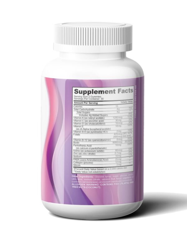 Vista lateral del empaque