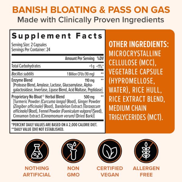 Ingredientes naturales y plantas en etiqueta